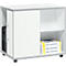 Schäfer Shop Select Anstellcontainer Moxxo IQ, PC-Towerfach, 1 Tür, 2 seitliche Fächer, B 551 x T 800 x H 720 mm, weiß 