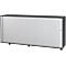 Schäfer Shop Select Anstellquerrollladenschrank, aus Holz, 1 Fachboden, B 1600 mm x T 421 x H 750 mm, graphit