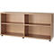 Schäfer Shop Select Anstellregal, aus Holz, 2 Fachböden, B 1600 mm x T 421 x H 750 mm, Kirsche-Romana