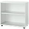 Schäfer Shop Select Anstellregal, aus Holz, 2 Fachböden, B 800 mm x T 421 x H 750 mm, lichtgrau