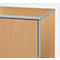 Schäfer Shop Select Archiefkast Moxxo IQ, hout, 2 legborden, 3 ordnerhoogten, B 801 x D 362 x H 1115 mm, afsluitbaar, beukenpatroon 