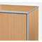 Schäfer Shop Select Armario archivador Moxxo IQ, madera, 2 estantes, 3 AA, An 801 x P 362 x Al 1115 mm, con cerradura, acabado en haya