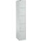 Schäfer Shop Select Armoire à 5 casiers S4/5, avec serrure à cylindre, gris clair/gris clair