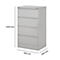 Schäfer Shop Select Armoire à dossiers suspendus, 2 rangées, cadre fermé, L 780 x P 580 x H 1365 mm + 50 dossiers suspendus, gratuits