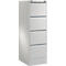 Schäfer Shop Select Armoire à dossiers suspendus MS iCONOMY, acier, 1 rangée, cadre ouvert, l. 425 mm, argent alu RAL 9006