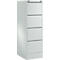 Schäfer Shop Select Armoire à dossiers suspendus MS iCONOMY, acier, 1 rangée, cadre ouvert, l. 425 mm, gris clair RAL 7035