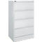Schäfer Shop Select Armoire à dossiers suspendus MS iCONOMY, acier, 2 rangées, bacs fermés, l. 780 mm, gris clair RAL 7035