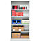 Schäfer Shop Select Armoire à étagères MS, 5 HC, L 950 x P 500 x H 1935 mm, tôle d'acier, gris clair