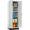 Schäfer Shop Select Armoire à fournitures, l. 1800 x P 630 x H 500 mm, serrure à cylindre, gris clair/gris clair