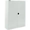 Schäfer Shop Select Armoire à matériel MSI 16412, L 1200 x P 400 x H 1535 mm, 3 tablettes, acier, gris clair RAL 7035