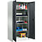 Schäfer Shop Select Armoire à matériel MSI 2509 S, modèle renforcé, jusqu'à 100 kg/tablette, L 950 x P 500 x H 1935 mm, gris clair/gris anthracite 