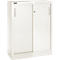 Schäfer Shop Select Armoire à portes coulissantes, 3 hauteurs de classeurs, l. 1200 mm, blanc RAL 9003