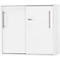 Schäfer Shop Select Armoire à portes coulissantes à poser/relever Start Off, à hauteur de table, verrouillable, L 800 x P 420 x H 726 mm, blanc/blanc 