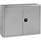 Schäfer Shop Select Armoire à poser SSI Schäfer, verrouillable, hauteur 800 mm, largeur 800 mm, alu argent