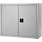 Schäfer Shop Select Armoire à poser SSI Schäfer, verrouillable, hauteur 800 mm, largeur 950 mm, alu argent