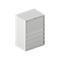 Schäfer Shop Select Armoire à tiroirs 54-36 10 gris clair/gris clair