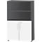 Schäfer Shop Select Armoire combinée SET UP, 4 HC, graphite/blanc 