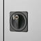 Schäfer Shop Select Armoire de classement SSI Schäfer, verrouillable, hauteur de 1585 mm, largeur 950 mm, alu argent