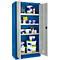 Schäfer Shop Select Armoire de sécurité, acier, L 950 x P 500 x H 1935 mm, fentes d'aération, 4 étagères, 4 bacs de 20 l