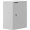 Schäfer Shop Select Armoire murale, à une porte, avec étagère intermédiaire, L 400 x P 320 x H 600 mm, acier, gris clair/gris clair