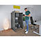 Schäfer Shop Select Armoire SET UP, 4 HC, verrouillable, l. 800 x P 420 x H 1470 mm, graphite/graphite 