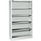 Schäfer Shop Select AS 2409 open kast, met 4 in hoogte verstelbare etages, B 950 x D 400 x H 1935 mm, plaatstaal, lichtgrijs