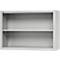 Schäfer Shop Select Aufsatzregal MS, 2 OH, B 1200 x T 400 x H 800 mm, Stahlblech, Lichtgrau