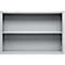 Schäfer Shop Select Aufsatzregal MS, 2 OH, B 1200 x T 400 x H 800 mm, Stahlblech, Weissaluminium