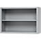 Schäfer Shop Select Aufsatzregal MS, 2 OH, B 1200 x T 400 x H 800 mm, Stahlblech, Weissaluminium