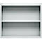 Schäfer Shop Select Aufsatzregal MS, 2 OH, B 950 x T 400 x H 800 mm, Stahlblech, Lichtgrau