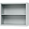 Schäfer Shop Select Aufsatzregal MS, 2 OH, B 950 x T 400 x H 800 mm, Stahlblech, Lichtgrau