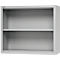 Schäfer Shop Select Aufsatzregal MS, 2 OH, B 950 x T 400 x H 800 mm, Stahlblech, Lichtgrau