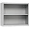Schäfer Shop Select Aufsatzregal MS, 2 OH, B 950 x T 400 x H 800 mm, Stahlblech, Lichtgrau