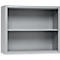 Schäfer Shop Select Aufsatzregal MS, 2 OH, B 950 x T 400 x H 800 mm, Stahlblech, Weissaluminium