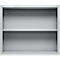 Schäfer Shop Select Aufsatzregal MS, 2 OH, B 950 x T 400 x H 800 mm, Stahlblech, Weißaluminium