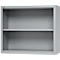 Schäfer Shop Select Aufsatzregal MS, 2 OH, B 950 x T 400 x H 800 mm, Stahlblech, Weißaluminium