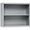 Schäfer Shop Select Aufsatzregal MS, 2 OH, B 950 x T 400 x H 800 mm, Stahlblech, Weißaluminium
