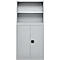 Schäfer Shop Select Aufsatzregal MS, 2 OH, B 950 x T 400 x H 800 mm, Stahlblech, Weißaluminium
