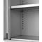 Schäfer Shop Select Aufsatzschrank, abschließbar, Höhe 800 mm, Breite 950 mm, weißaluminium RAL 9006