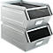 Schäfer Shop Select Bac à bec avec barre de support, acier, L 361 x l 211 x H 145 mm, 8,5 l, 60 kg, électro-galvanisé