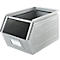 Schäfer Shop Select Bac à bec, avec barre de support, L 377 x l 211 x H 201 mm, 11,5 l, 60 kg, acier électro-galvanisé