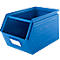 Schäfer Shop Select Bac à bec, avec barre de support, L 377 x l 211 x H 201 mm, 11,5 l, 60 kg, acier, RAL 5015 (bleu ciel)
