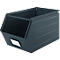 Schäfer Shop Select Bac à bec, avec barre de support, L 550 x l 307 x H 298 mm, 40 l, 150 kg, acier, RAL 5008 (bleu gris)