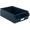 Schäfer Shop Select Bac à bec, avec barre de transport, 18,5 l, 80 kg, L 501 x l 308 x H 146 mm, acier, RAL 5008 (bleu gris)