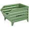 Schäfer Shop Select Bac de transport et gerbable, L 1010 x P 520 x H 610 mm, vert réséda RAL 6011, jusqu'à 800 kg