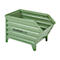Schäfer Shop Select Bac de transport et gerbable, L 1010 x P 520 x H 610 mm, vert réséda RAL 6011, jusqu'à 800 kg