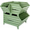Schäfer Shop Select Bac de transport et gerbable, L 1010 x P 520 x H 610 mm, vert réséda RAL 6011, jusqu'à 800 kg