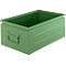 Schäfer Shop Select Bac gerbable, 29,5 l, 50 kg, L 527 x l 308 x H 200 mm, acier, RAL 6011 (vert résada)