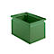 Schäfer Shop Select Bac gerbable, 3,6 l, 8 kg, L 200 x l 140 x H 130 mm, acier, RAL 6011 (vert résada)