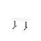 Schäfer Shop Select Besprechungstisch MODENA Basic, Tonne, T-Fuß, B 1400 x T 1000 x H 717 mm, weiß/weißaluminium RAL 9006 